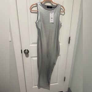 Silver Sleeveless Dress